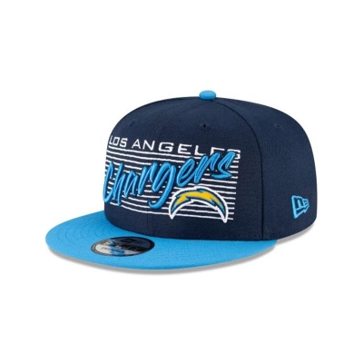 Blue Los Angeles Chargers Hat - New Era NFL Retro 9FIFTY Snapback Caps USA3982106